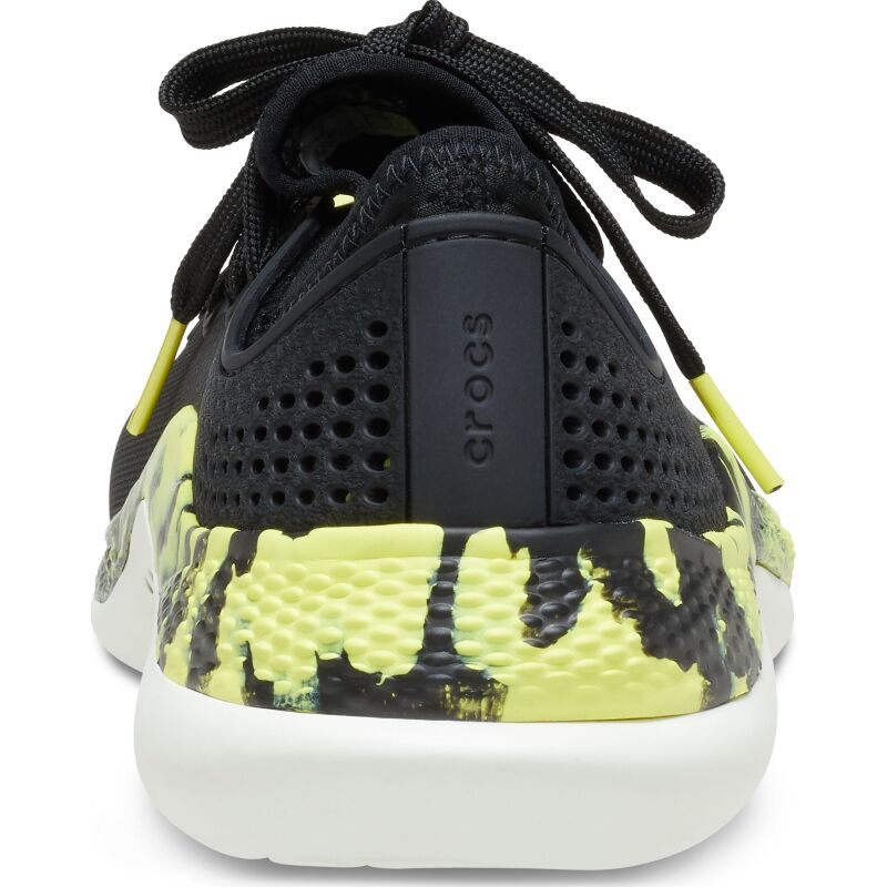 Crocs™ LiteRide 360 Marbled Pacer Men's Black/Citrus