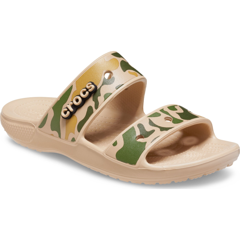 Crocs™ Classic Printed Camo Sandal Chai/Tan
