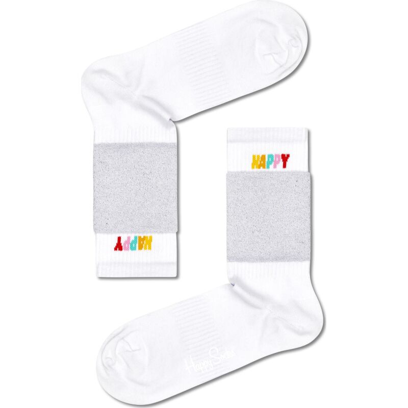 Happy Socks Cuff 3/4 Crew Sock Multi 1000