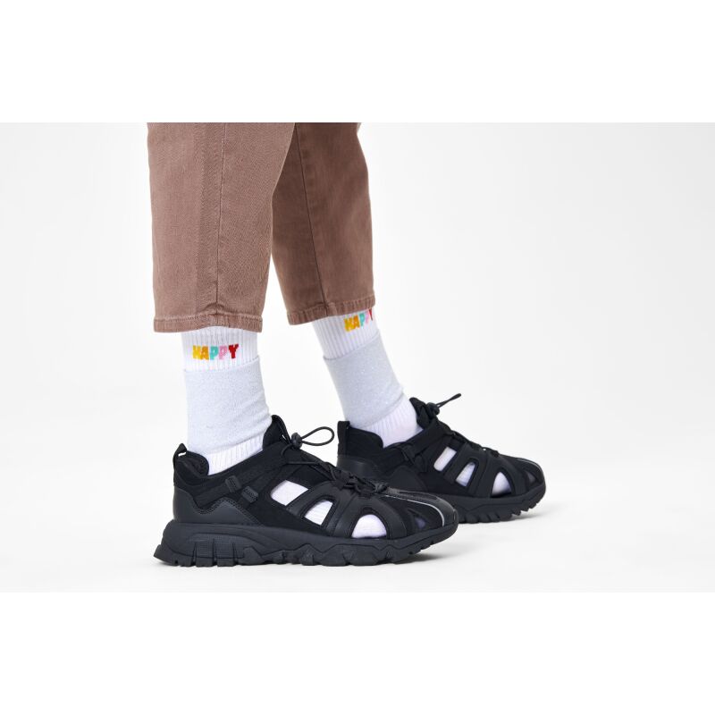 Happy Socks Cuff 3/4 Crew Sock Multi 1000