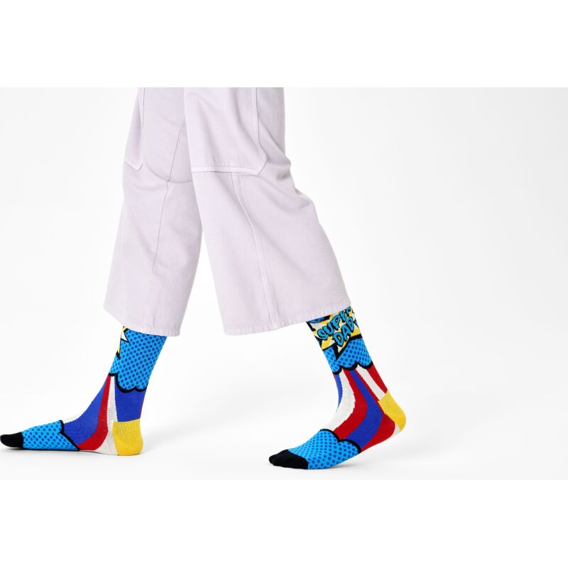 Happy Socks Super Dad Sock Multi 6350