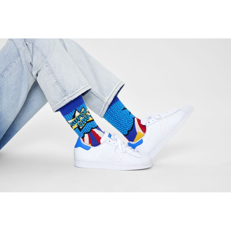 Happy Socks Super Dad Sock Multi 6350