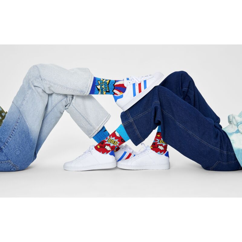 Happy Socks Super Dad Sock Multi 6350