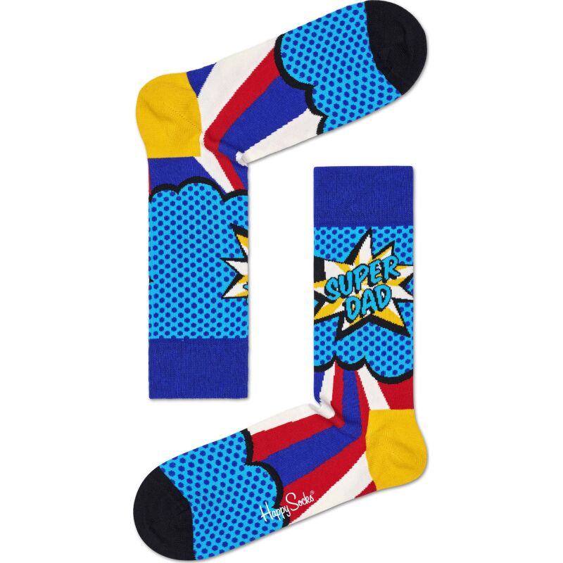 Happy Socks Super Dad Sock Multi 6350