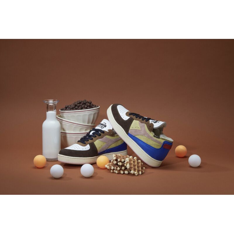 DIADORA Mi Basket Row Cut Choco Breakfast Yellow Utility