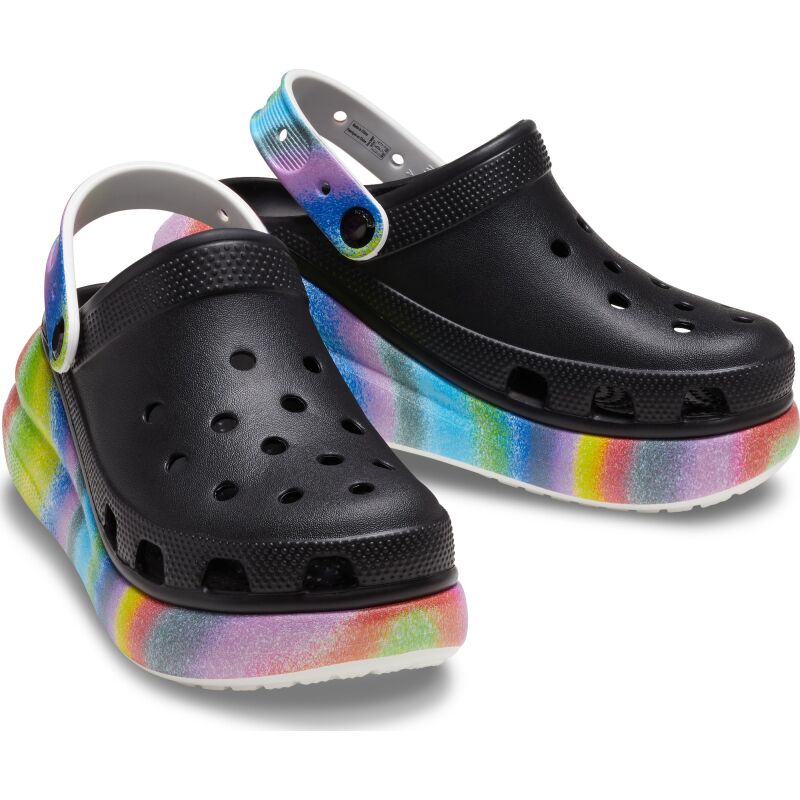 Crocs™ Classic Crush Spray Dye Clog Black/Multi