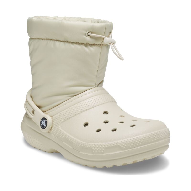 Crocs™ Classic Lined Neo Puff Boot Kid's Bone