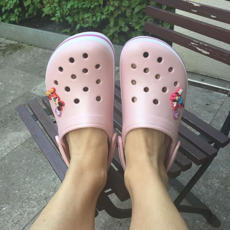 Crocs™ Crocband Pearl Pink/Wild Orchid