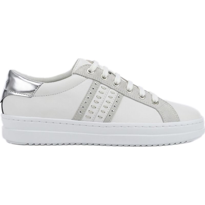 GEOX Pontoise Shoes D02FED085BNC White