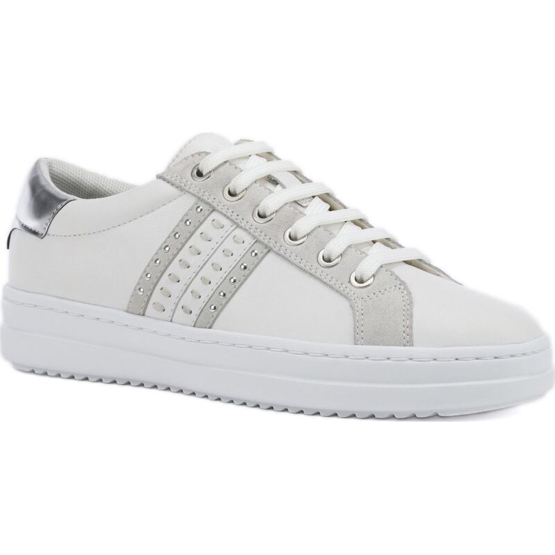 GEOX Pontoise Shoes D02FED085BNC White