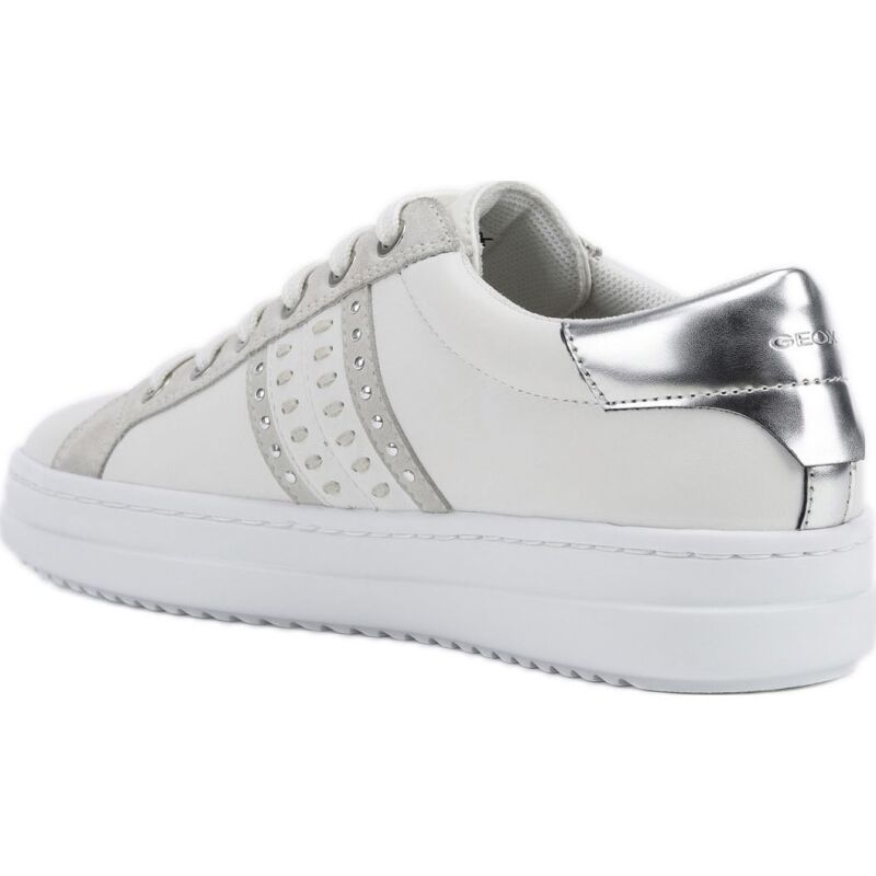 GEOX Pontoise Shoes D02FED085BNC White