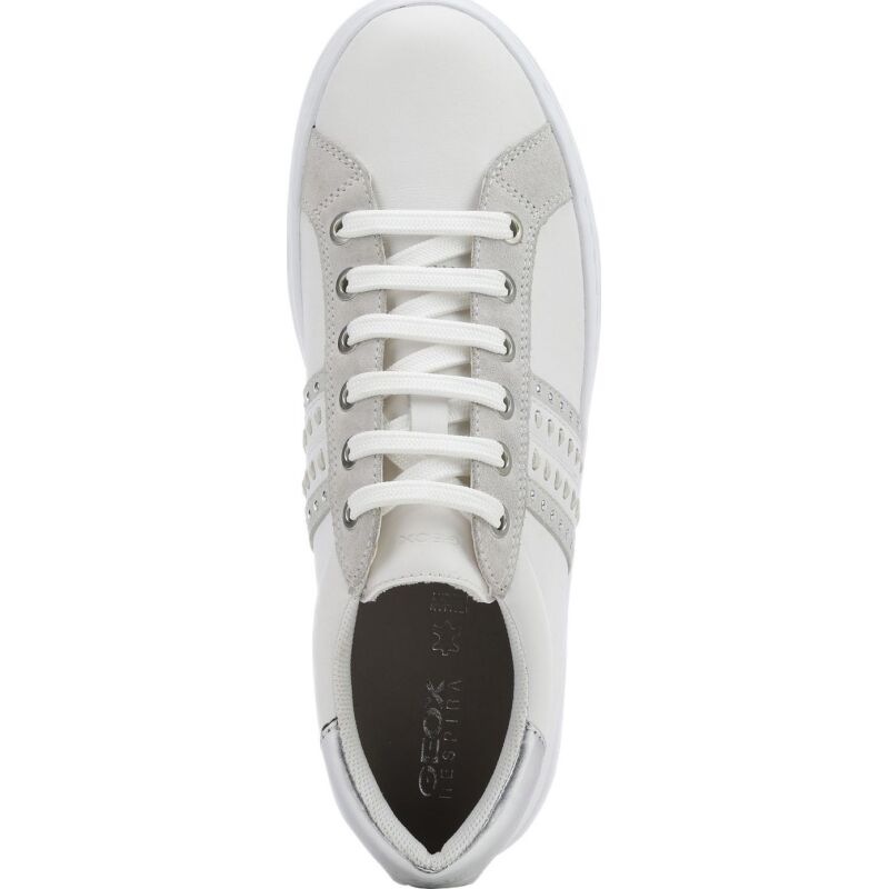 GEOX Pontoise Shoes D02FED085BNC White