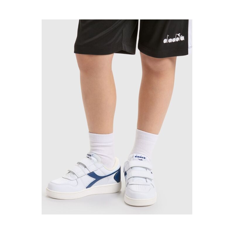 DIADORA Magic Basket Low PS Kid's White/Poseidon