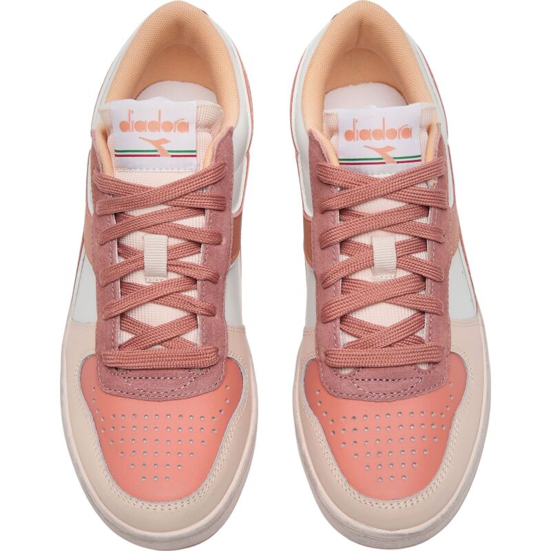 DIADORA Magic Basket Low Icona Women's Coral Haze/Beach Sand/Blc De B