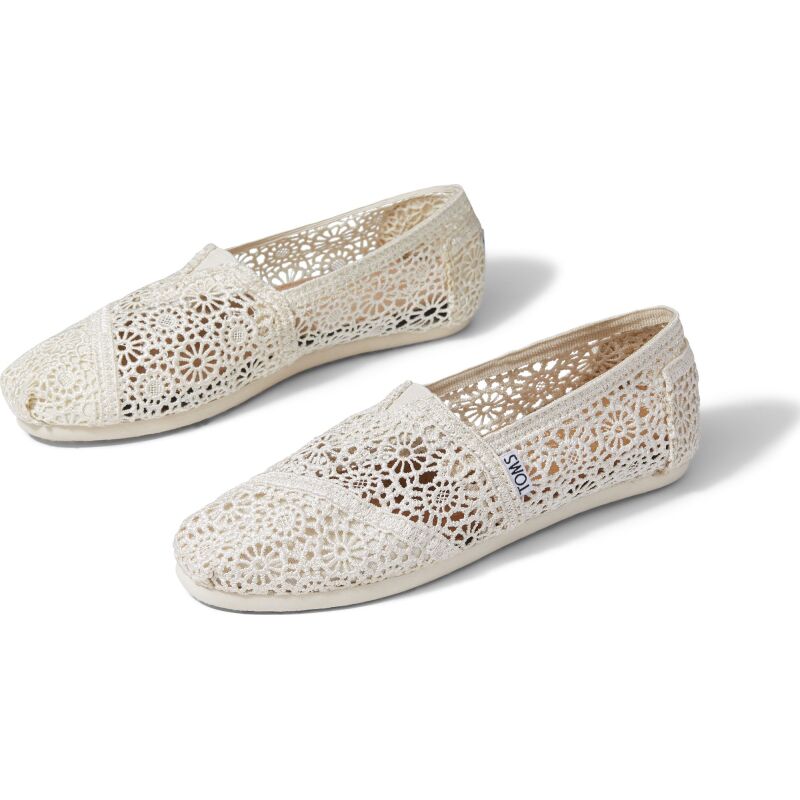 TOMS Moroccan Crochet Women's Classic Alpargata Natural