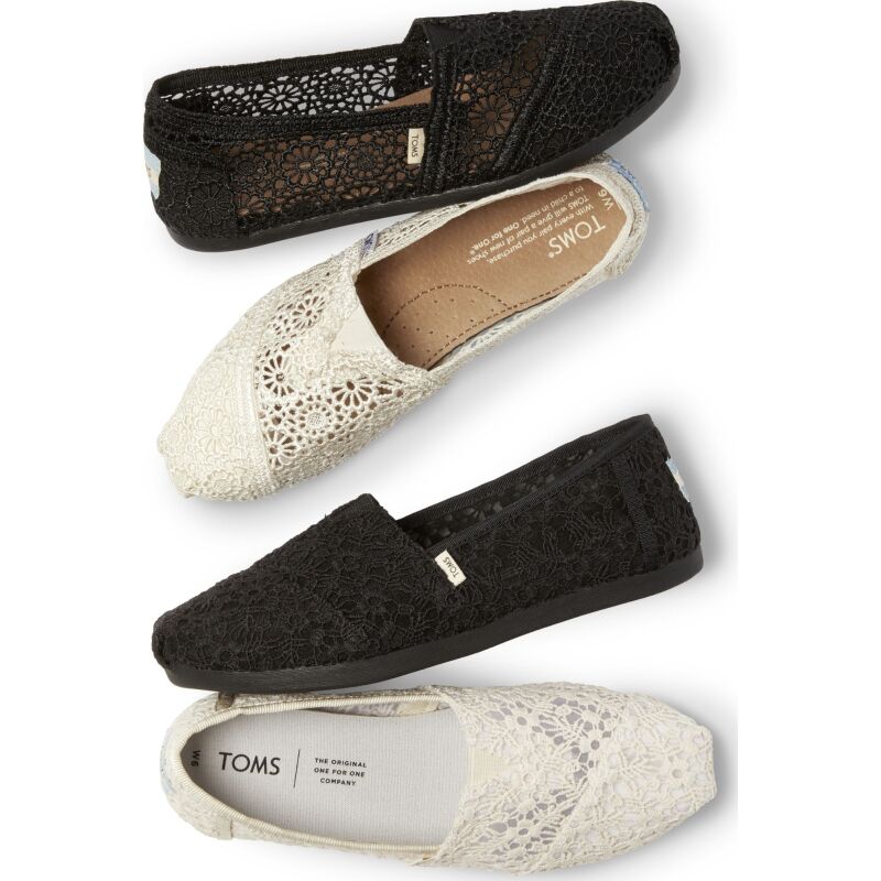 TOMS Moroccan Crochet Women's Classic Alpargata Natural