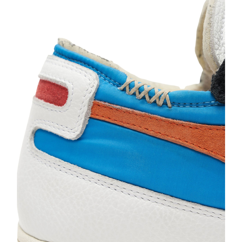 DIADORA Mi Basket Row Cut Milk Breakfast Blue Strong