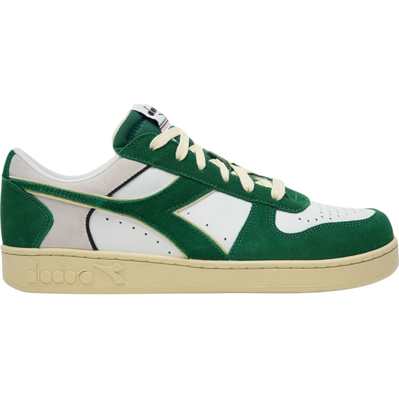 DIADORA Magic Basket Low Suede Leather Amazon/White