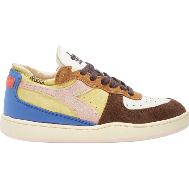 Кросівки DIADORA Mi Basket Row Cut Choco Breakfast Yellow Utility