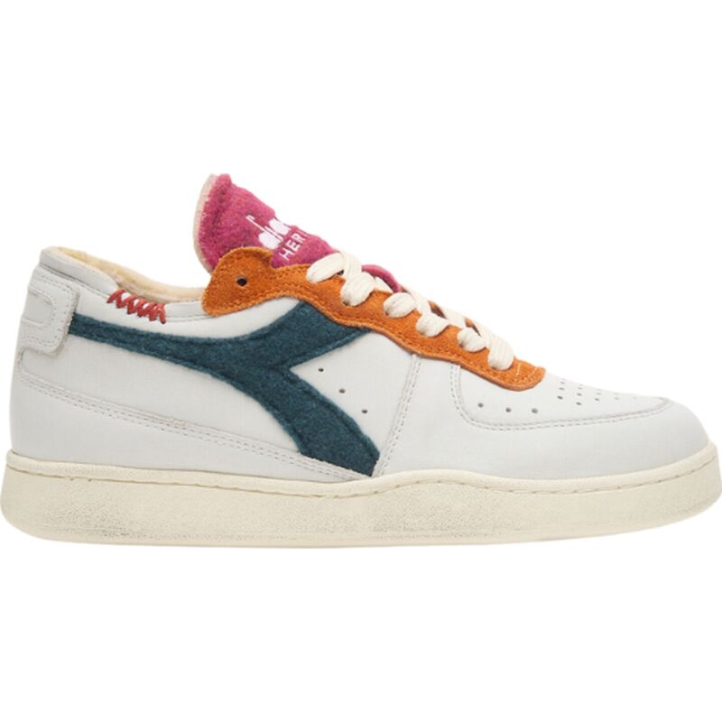 DIADORA Mi Basket Row Cut Tennis White/Eden