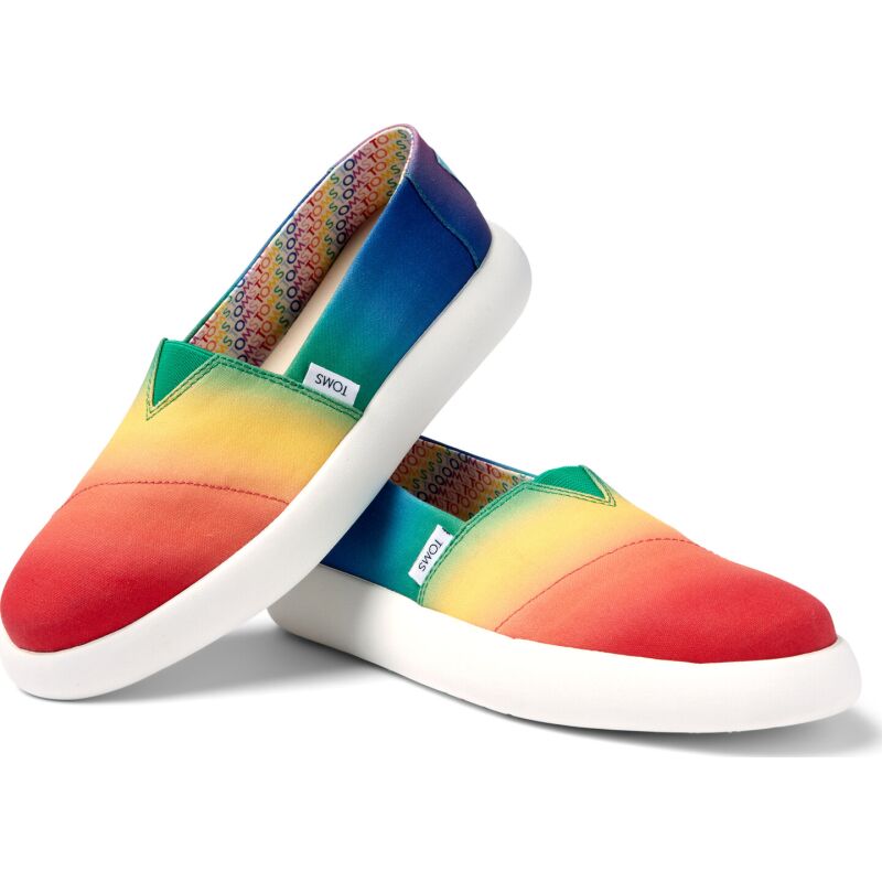 TOMS Gradient Print Women's Alpargata Mallow Multi Rainbow