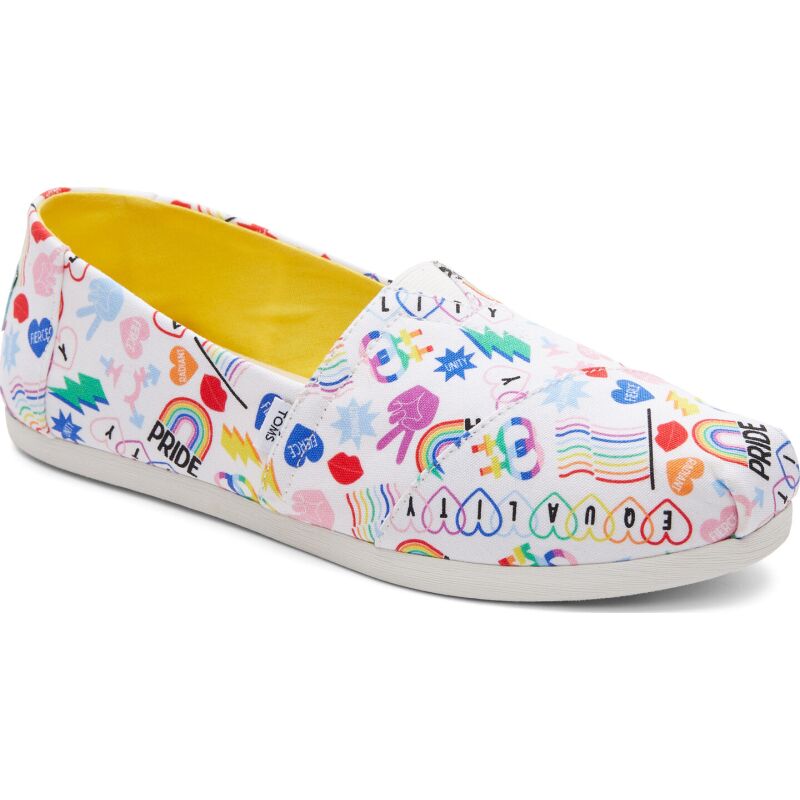 TOMS Unity Print Womens's Alpargata 3.0 White Multi