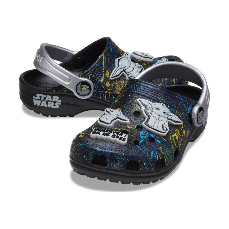 Crocs™ Classic Grogu Clog Kid's Black