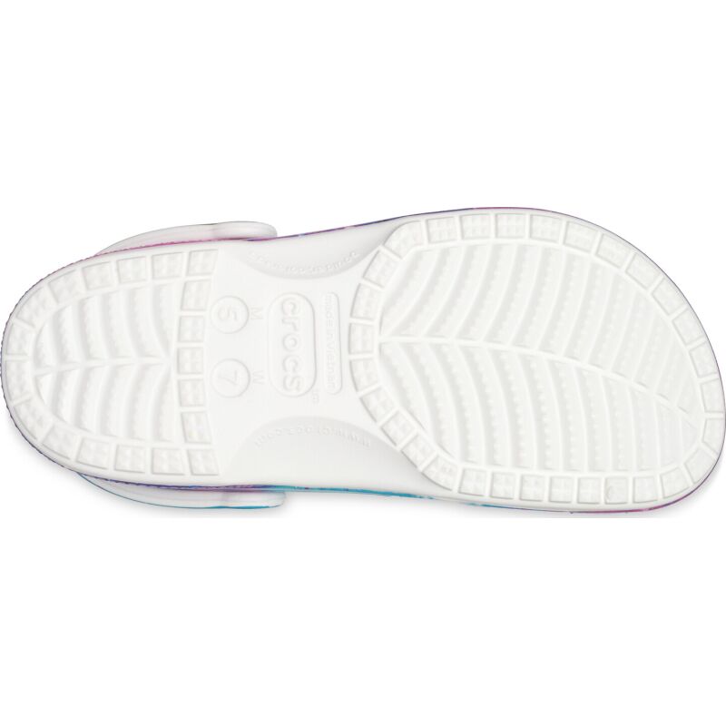 Crocs™ Classic Cyber Beach Clog Multi/White