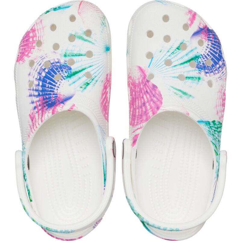 Crocs™ Classic Cyber Beach Clog Multi/White