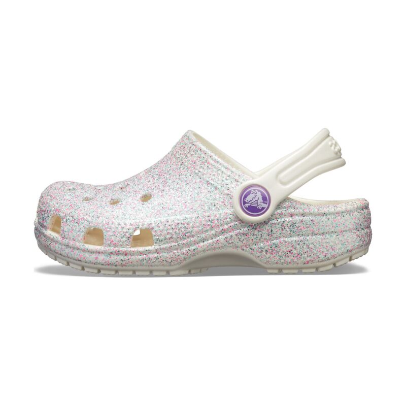 Crocs™ Classic Glitter Clog Kid's 206992 Oyster