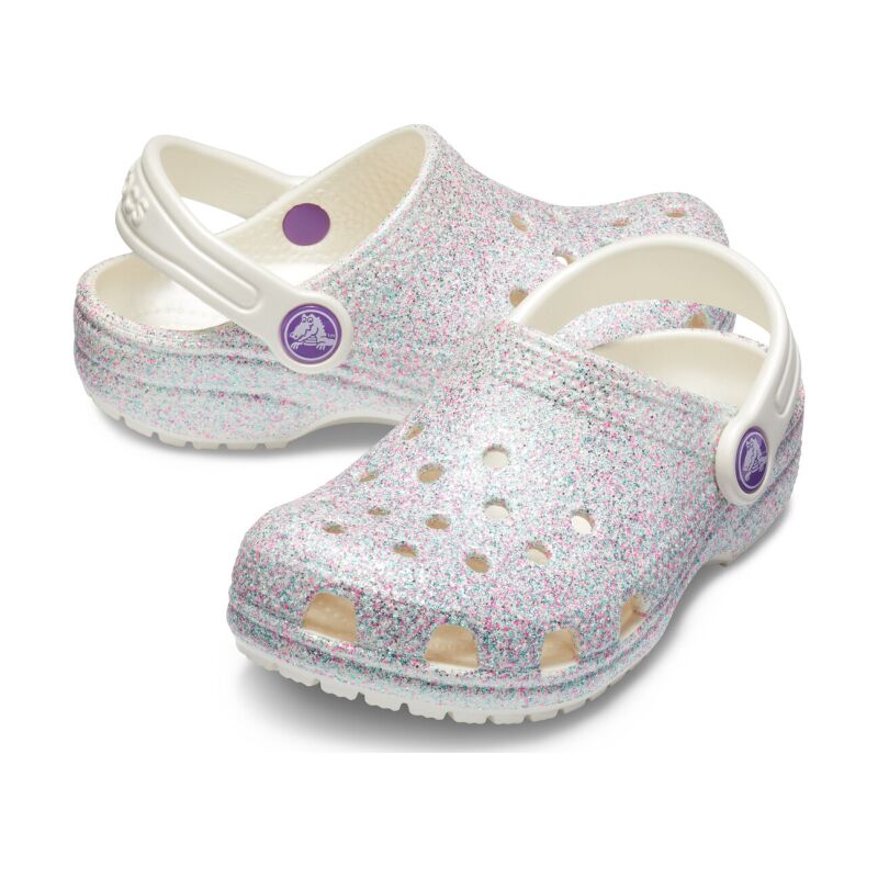 Crocs™ Classic Glitter Clog Kid's 206992 Oyster