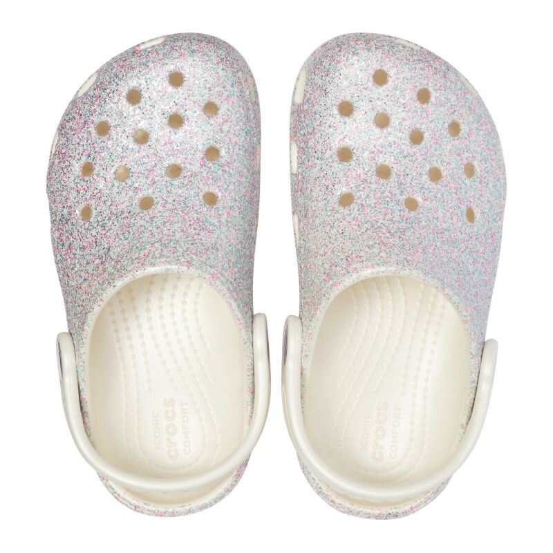 Crocs™ Classic Glitter Clog Kid's 206992 Oyster