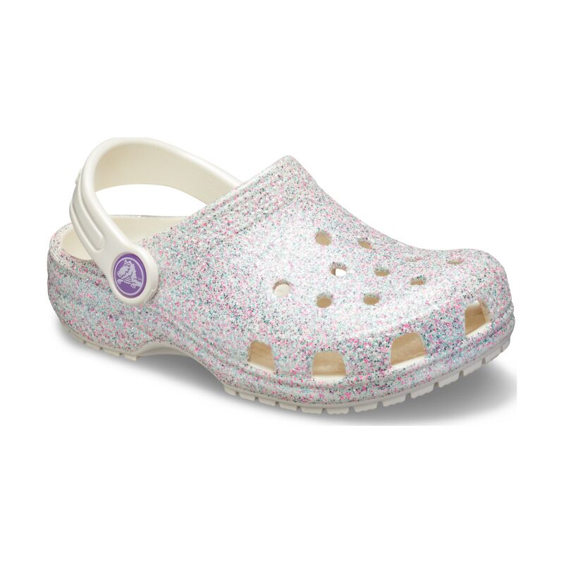 Crocs™ Classic Glitter Clog Kid's 206992 Oyster