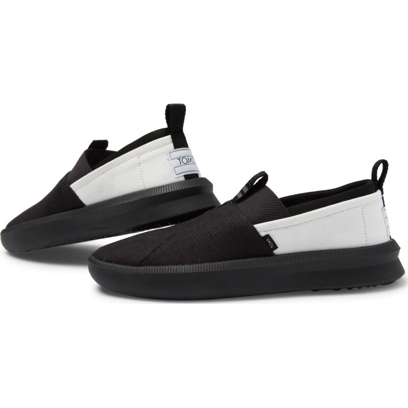 TOMS Heritage Recycled Cotton Men's Rover Sneaker Black/White