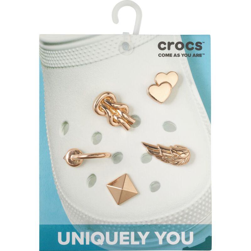 Crocs™ Jibbitz Elevated Gold Gurl 5 Pack