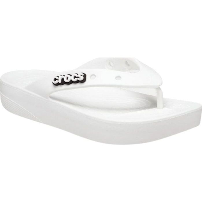 Crocs™ Classic Platform Flip Women's White