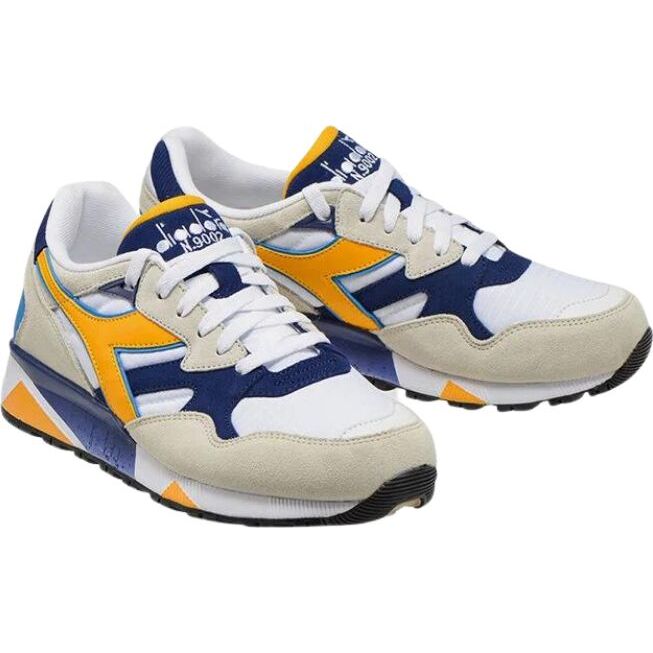 DIADORA N9002 White/Twilight Blue/Saffron