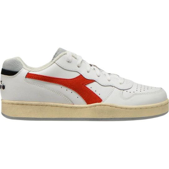 DIADORA MI Basket Low Icona White/Ferrari Red Italy