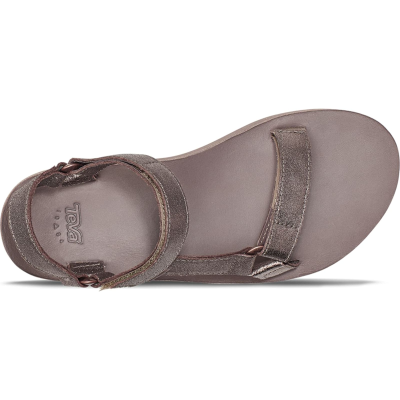 Teva Flatform Universal Leather Women's Metallic Bronze