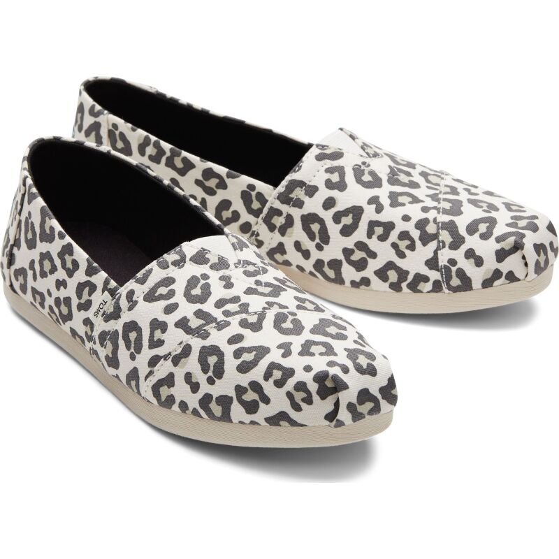 TOMS Snow Leopard Women's Alpargata Egret