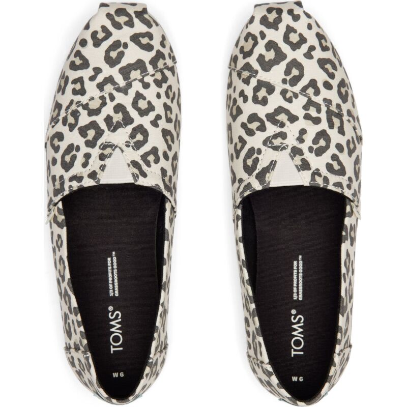 TOMS Snow Leopard Women's Alpargata Egret