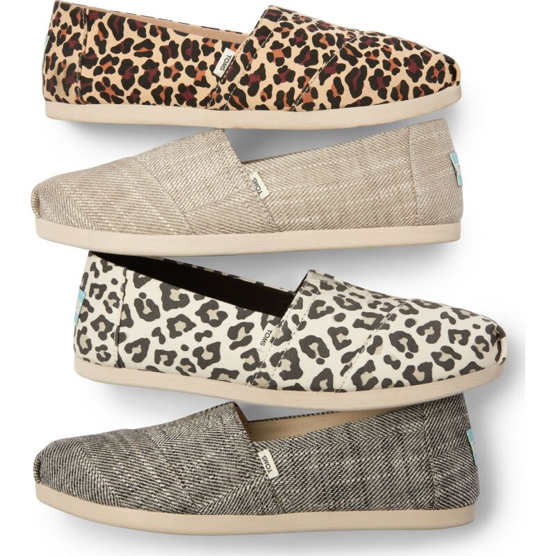 TOMS Snow Leopard Women's Alpargata Egret