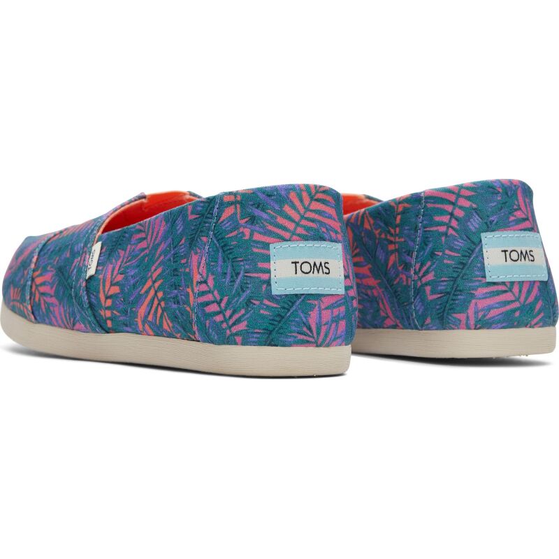 TOMS California Palms Print Women's Alpargata Sunset Multi