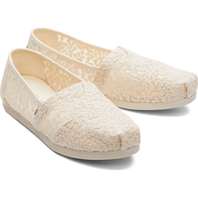 TOMS Botanical Lace Women's Alpargata Natural