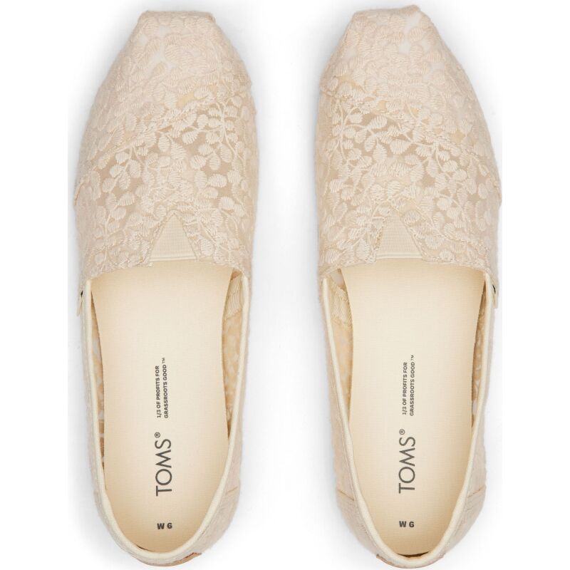 TOMS Botanical Lace Women's Alpargata Natural