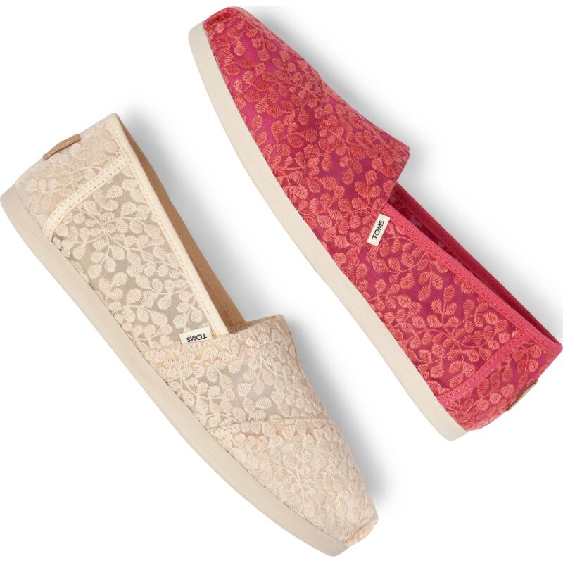 TOMS Botanical Lace Women's Alpargata Natural