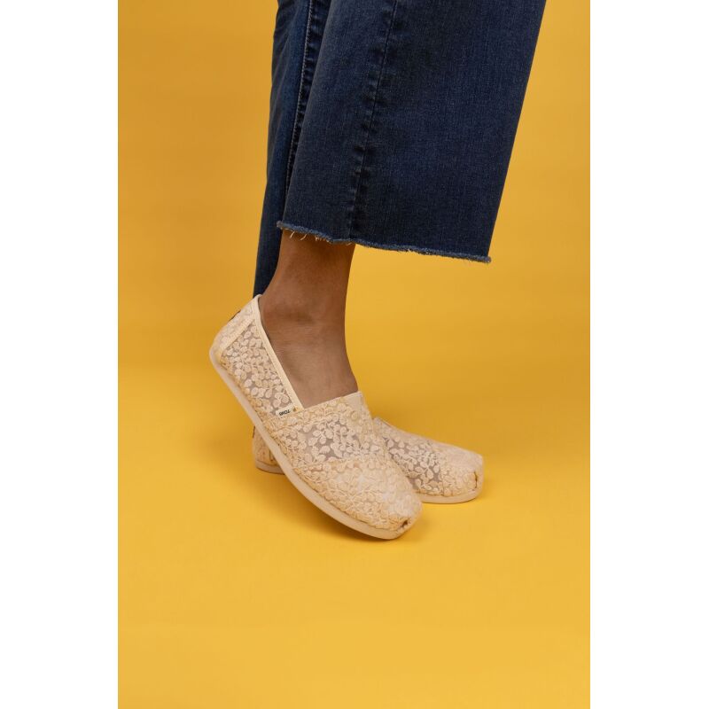 TOMS Botanical Lace Women's Alpargata Natural