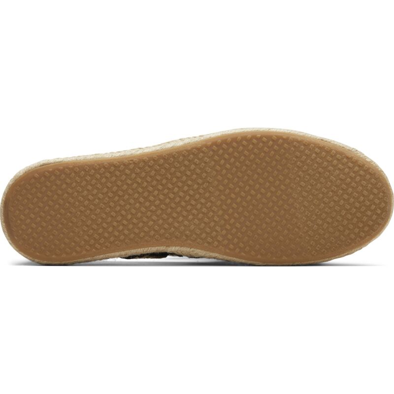 TOMS Slubby Woven Women's Rope Alpargata Black