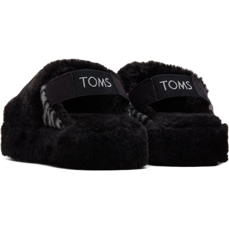 TOMS Faux Fur Women's Sofia Slipper Black