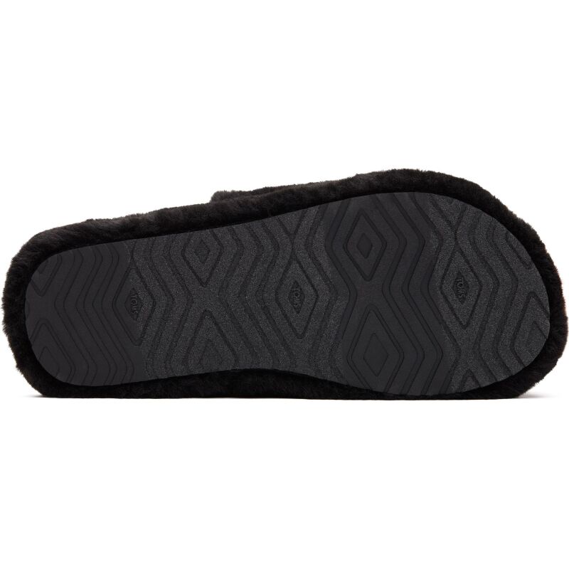 TOMS Faux Fur Women's Sofia Slipper Black